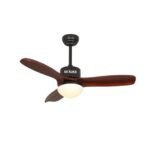 DEAURA BRONZE 52 INCH CEILING FAN WITH LIGHT