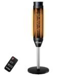 DEAURA Ceramic Heater with Remote Control, 1000W