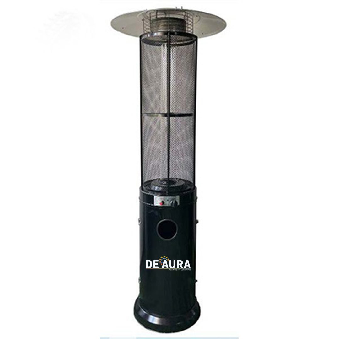 Gas-Heater-4.jpg DEAURA HD ROUND FLAME GAS HEATER BLACK COLOR - Image 1